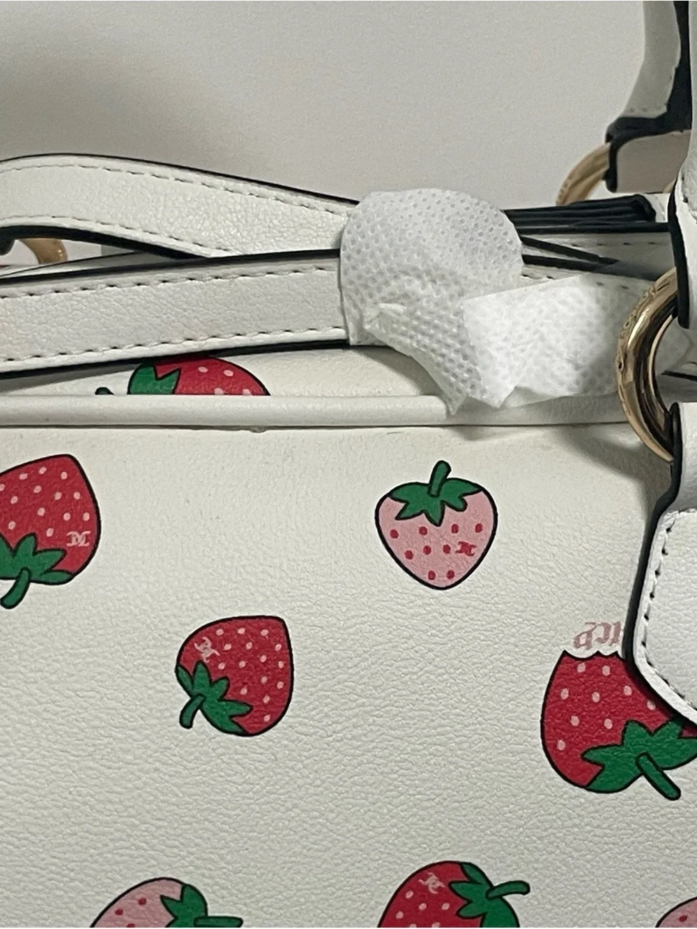 Juicy Couture Sweet N Juicy Bowler Bag - White Multi/Angel